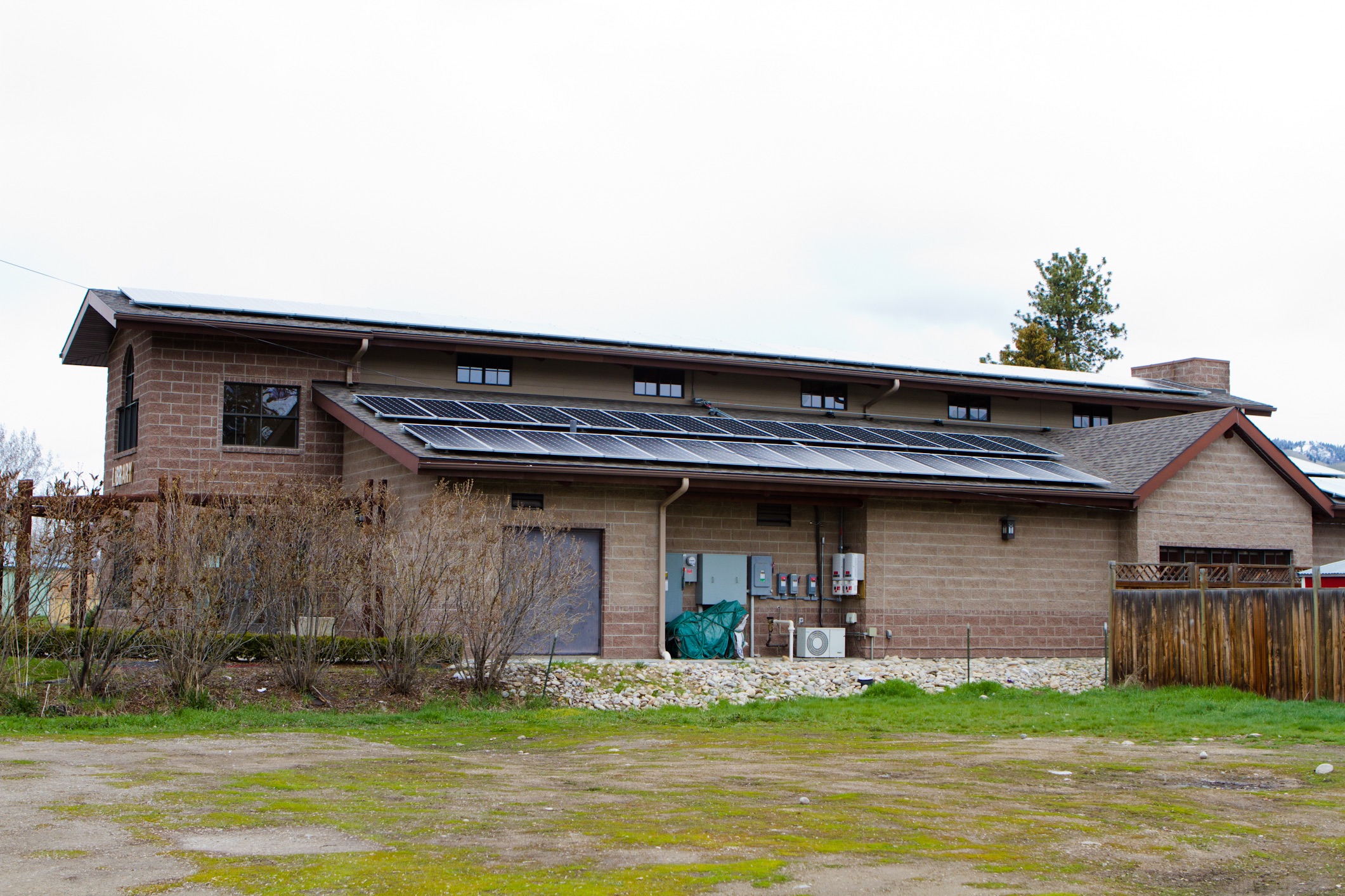 Darby Community Public Library to generate 88% of needs from solar PV